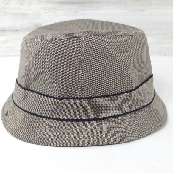 PETER GRIMM FEDORA HAT IN TAN COLOR MEN'S SIZE XXL HOUNDSTOOTH PATTERN *EUC*.... - Picture 6 of 16